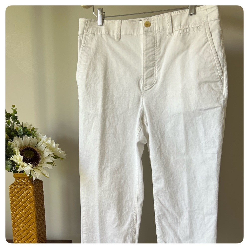 EVERLANE Straight Leg White Pants